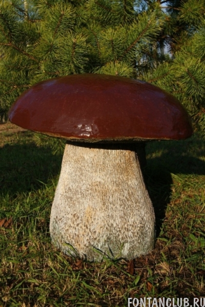 Садовая фигура гриб Боровик (белый), средний, Н-60см