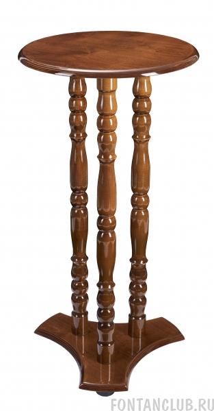 Деревянная подставка под цветы на ножках, резные ножки, модель ТМ4-2, Размер: 810х410х410