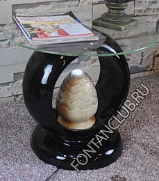 Журнальный столик с фонтаном и подсветкой, артикул 2001 