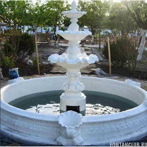 Центральная часть фонтана Ананас большой, три яруса, размер L: 1860*955*955 мм, артикул 1860